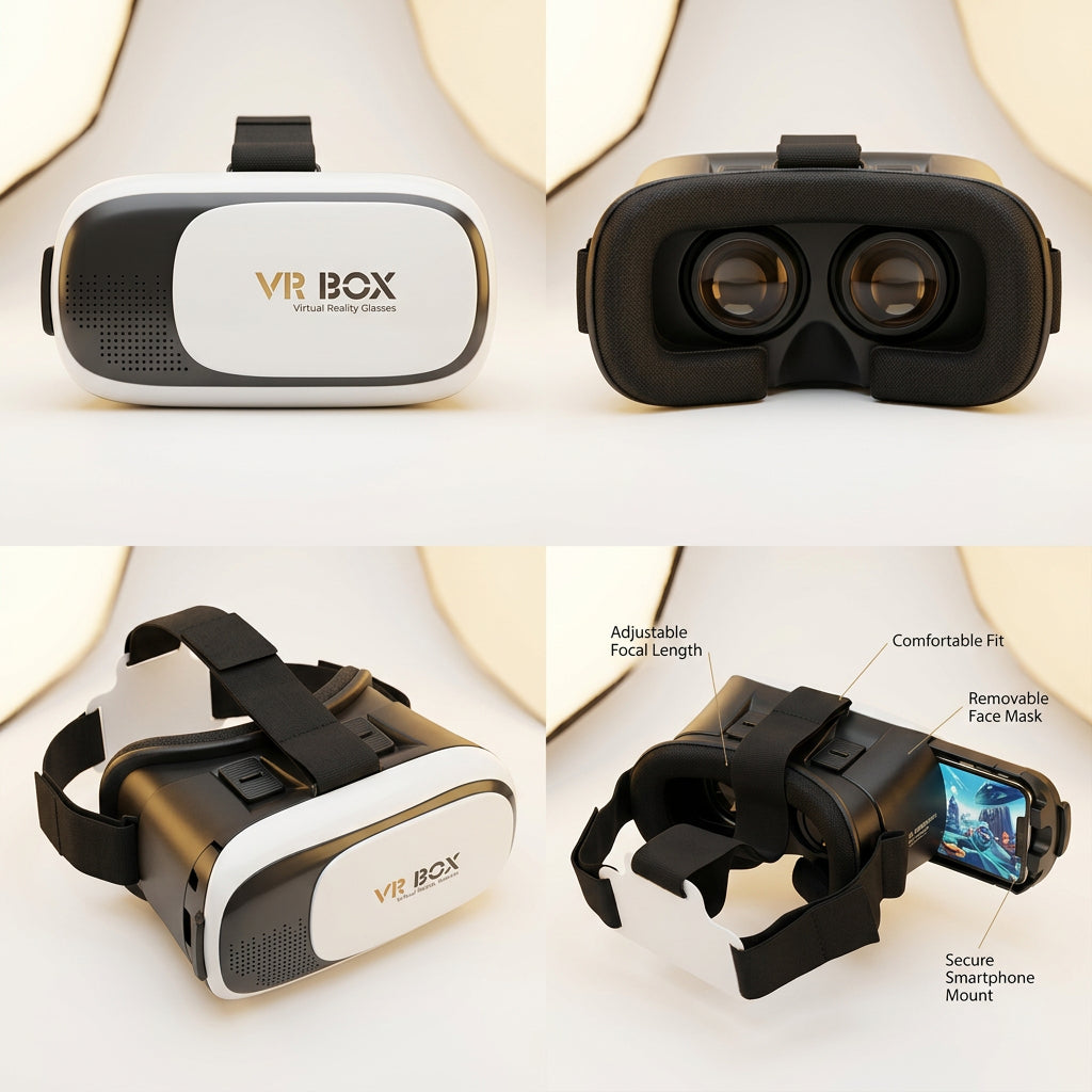 300 3d Vr Box Virtual Reality Glasses