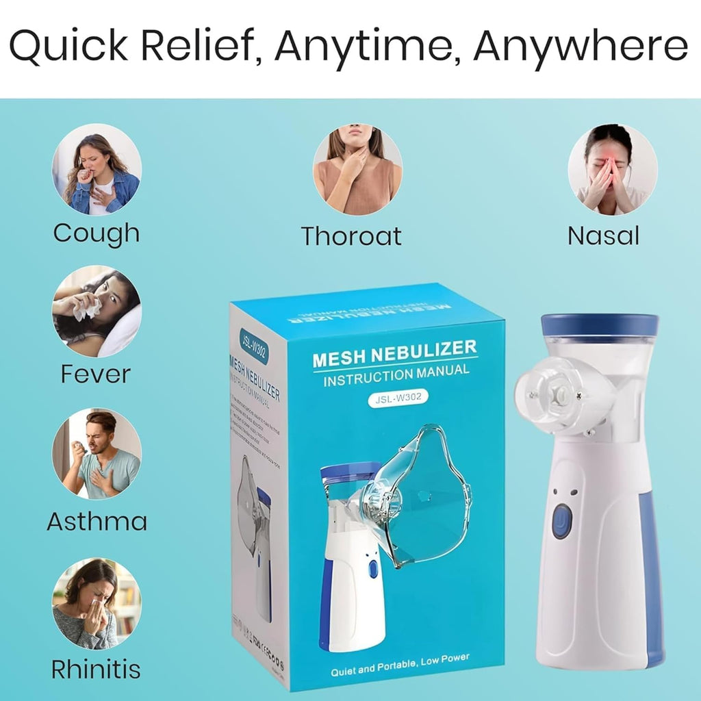 Accutrust Portable Ultrasonic Mesh Nebulizer Machine