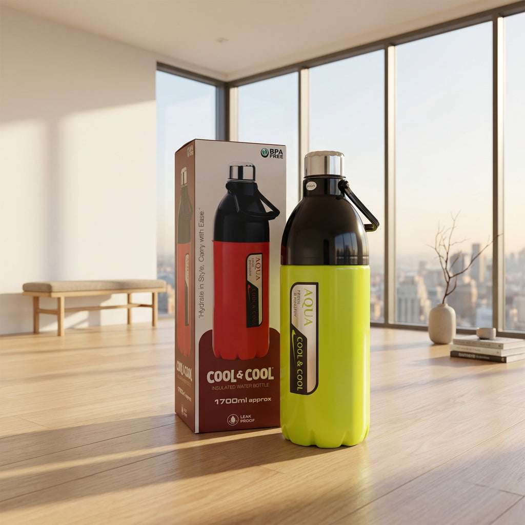 Extra Large Leakproof Water Bottle (1 Pc 1700ml Approx)