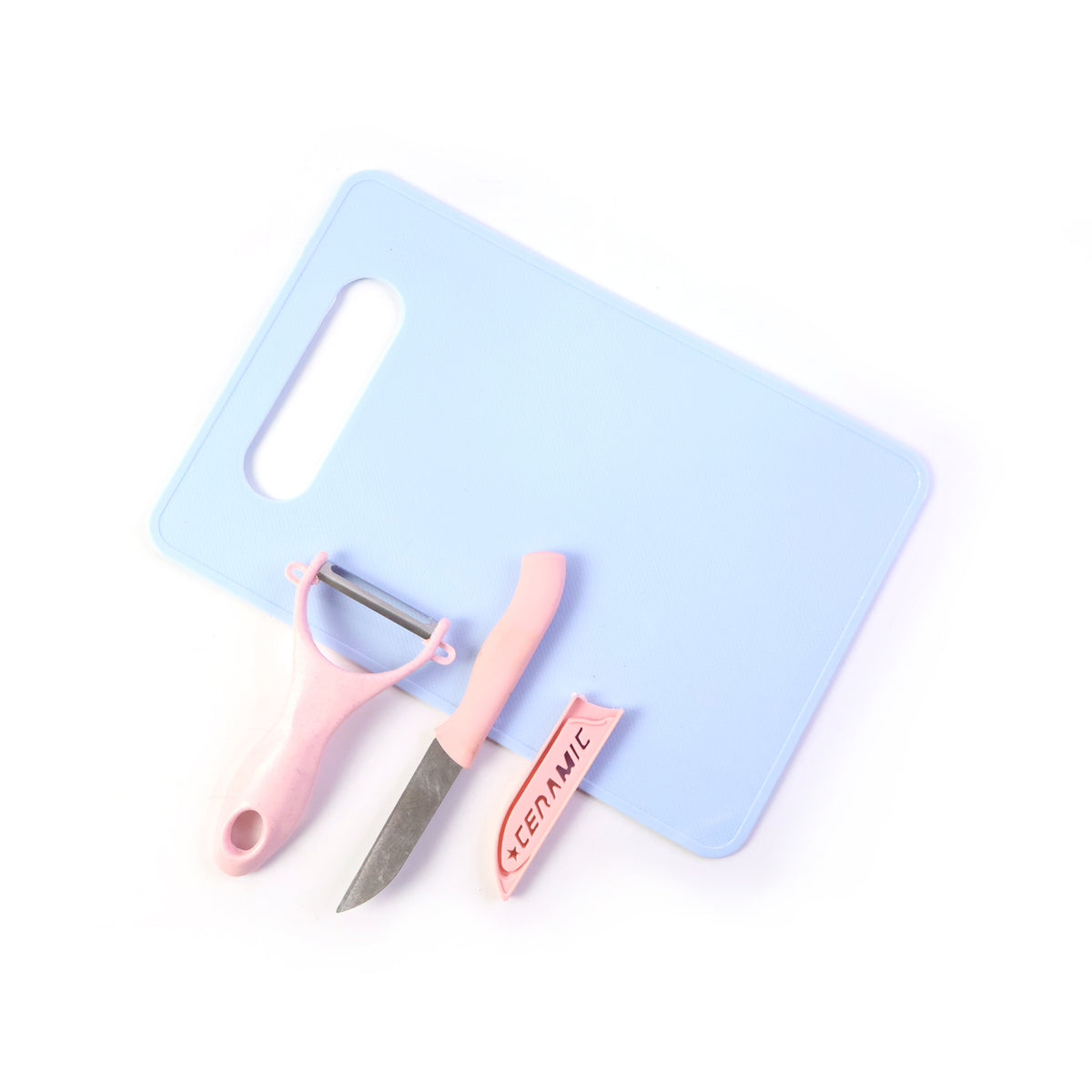 3 In 1 Multipurpose Kitchen Fruit  Vegetable Cutting Board Set
