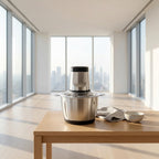 Stainless Steel Electric Grinders With Bowl Heavy For Kitchen Food Chopper Meat and Vegetables