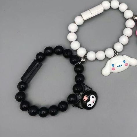 Beads Cutesy Bracelet With USB Charger Pair of 1