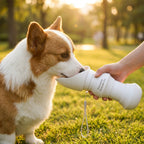 Portable 2-in-1 Pet Feeding Bowl And Water Dispenser For Outdoor Travel (1 Pc)