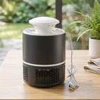 Usb Mosquito Killer Lamp With Quiet Suction Trap For Home And Office Use (1 Pc)
