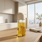 2-in-1 Multi-purpose Glass Oil Dispenser Bottle (500 Ml Approx)