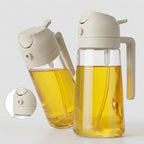 2-in-1 Multi-purpose Glass Oil Dispenser Bottle (500 Ml Approx)