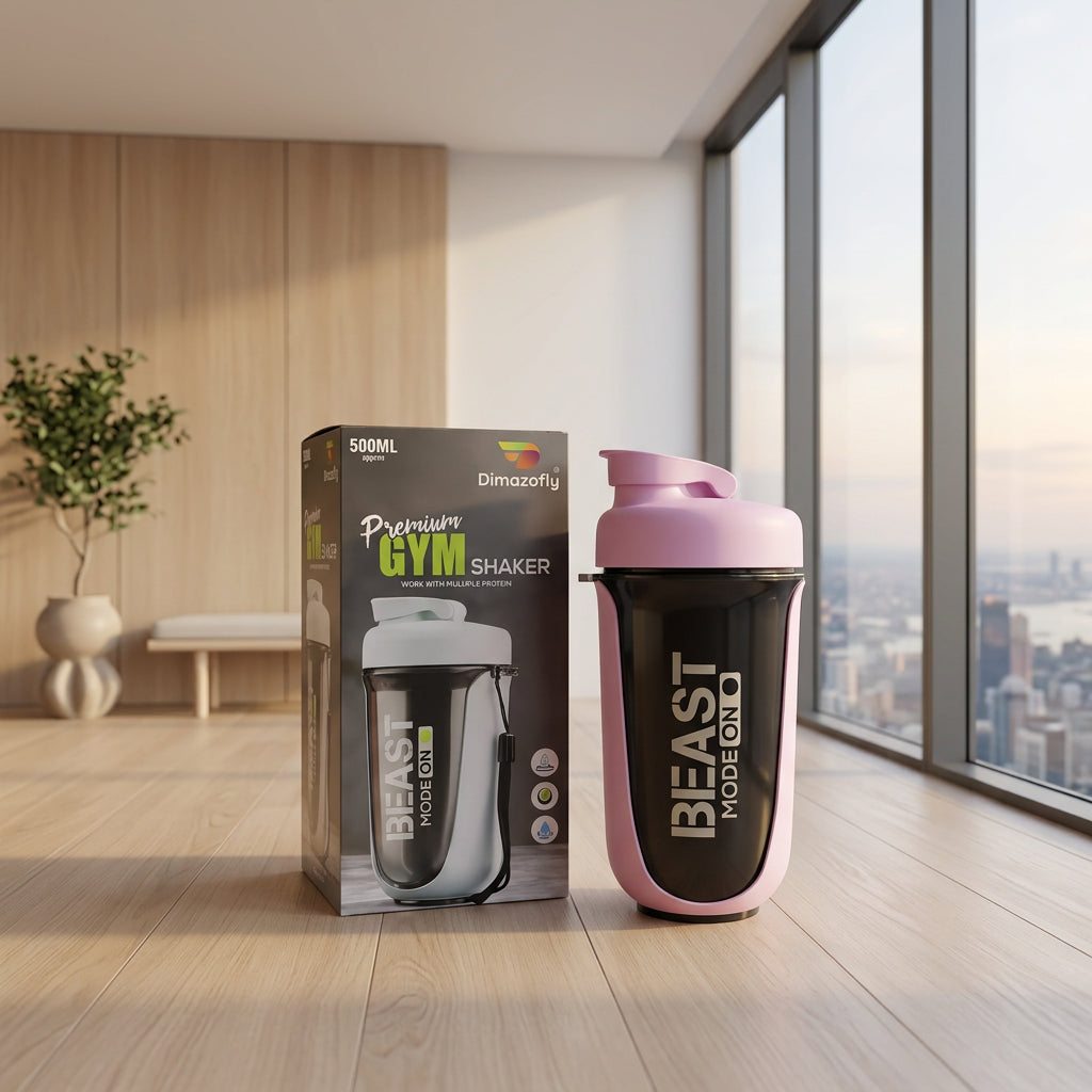 Premium Leak Proof Gym Shaker Bottle 500 Ml Approx